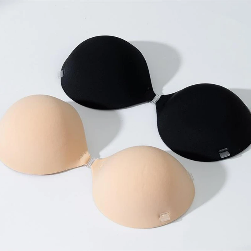 5 センチメートル肥厚胸ステッカー目に見えないシリコーンブラ - Strapless Bra Adhesive のレビューと価格