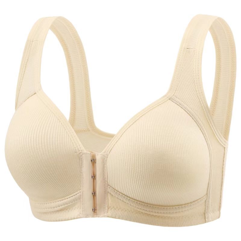 プラスサイズ フロントクロージャー ワイヤレスブラ フルカバ - Underwire Bra Padded のレビューと価格