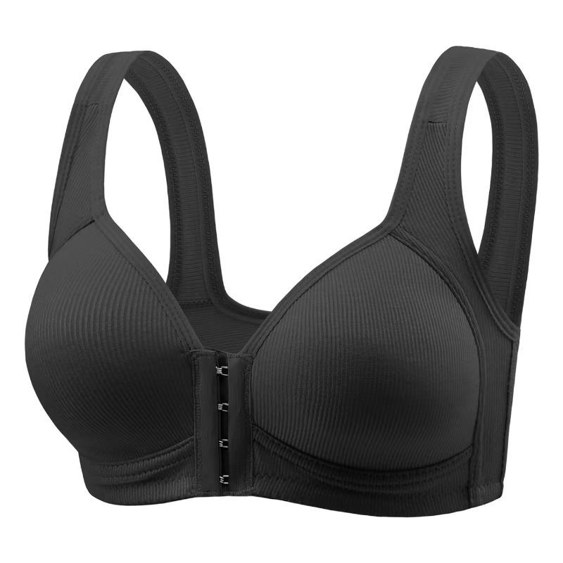 プラスサイズ フロントクロージャー ワイヤレスブラ フルカバ - Underwire Bra Padded のレビューと価格