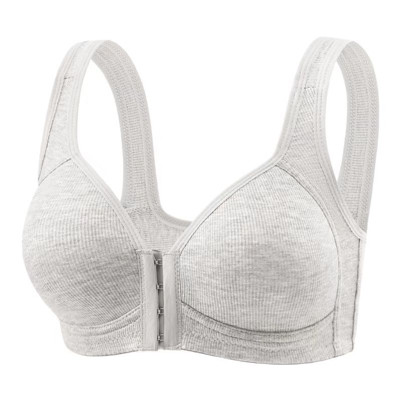 プラスサイズ フロントクロージャー ワイヤレスブラ フルカバ - Underwire Bra Padded のレビューと価格
