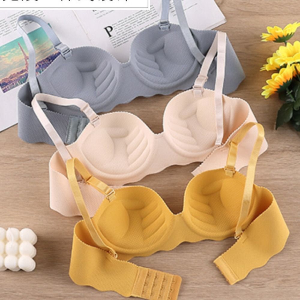 トレンディなコンフォートシームレスブラ キャンディーカラーの - Wirefree Bra Comfort のレビューと価格