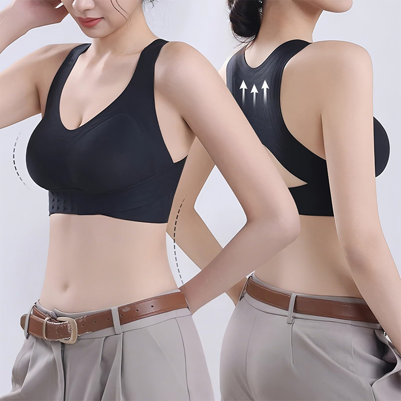 姿勢矯正ブラジャー女性用フロントクロージャークロスバックワイ - Cotton Bra Everyday のレビューと価格