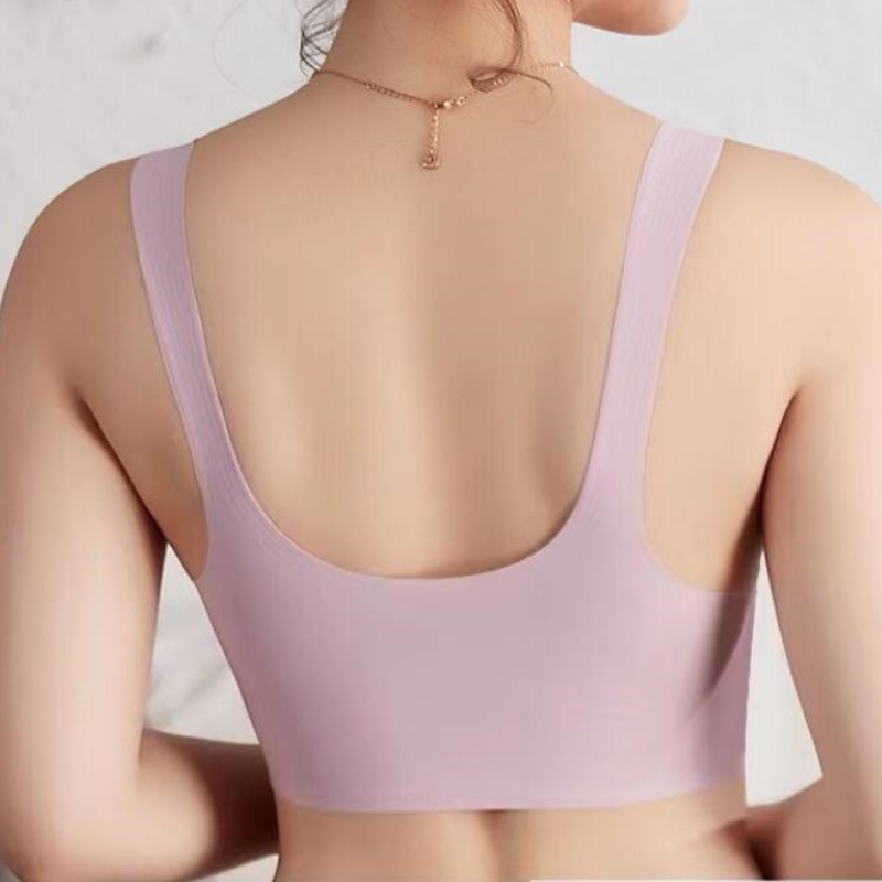 スチールリングのないシームレスな女性用下着,薄いブラ,取り外 - Underwire Bra Padded のレビューと価格