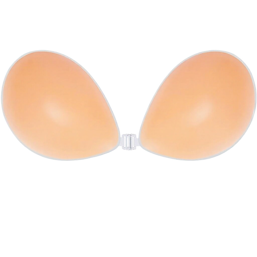 プッシュアップワイヤーレスソリッドシリコンブラ、再利用可能な - Backless Bra Sticky のレビューと価格
