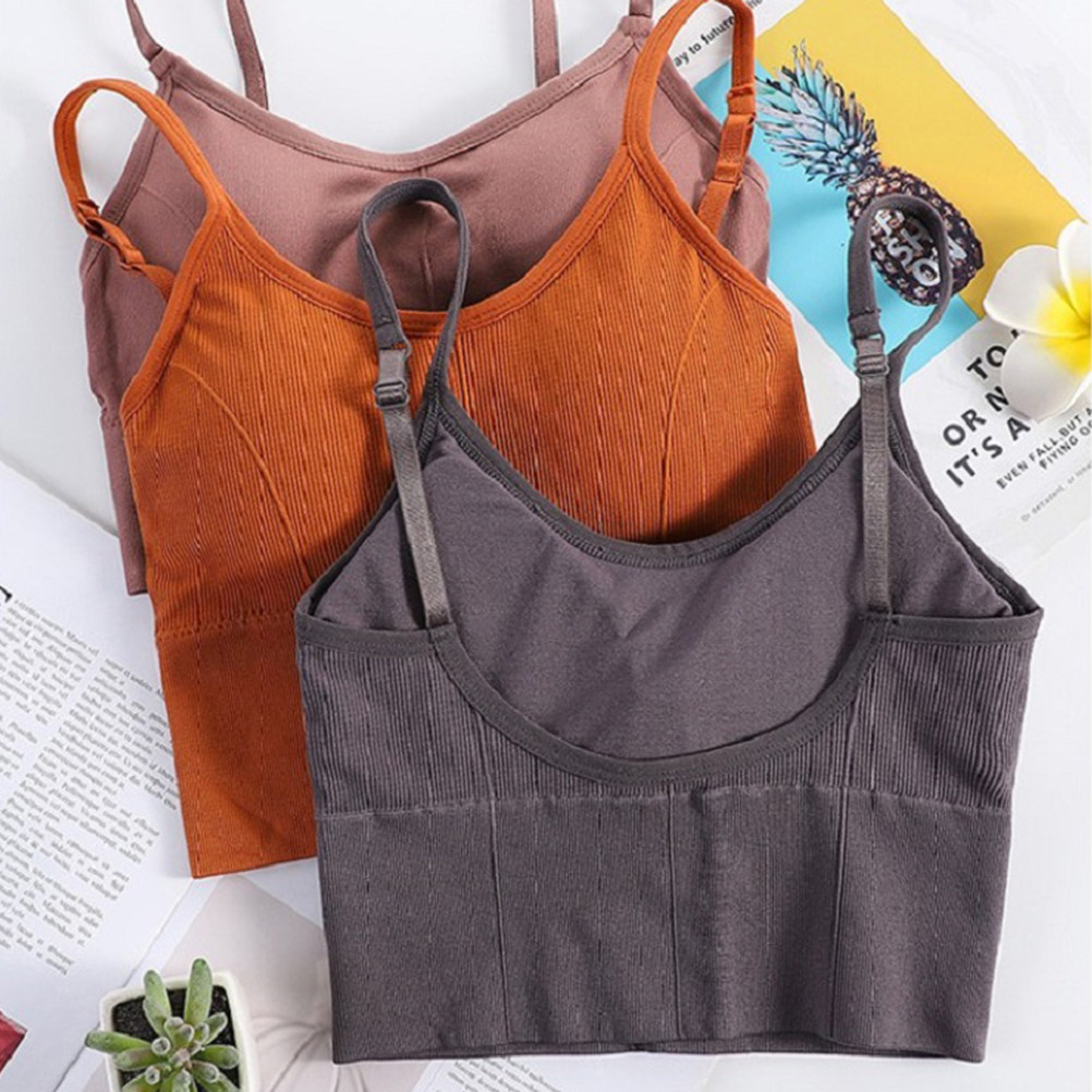 1 個ワイヤレスノーワイヤーシームレスヨガブラ伸縮性のある通 - Wirefree Bra Comfort のレビューと価格