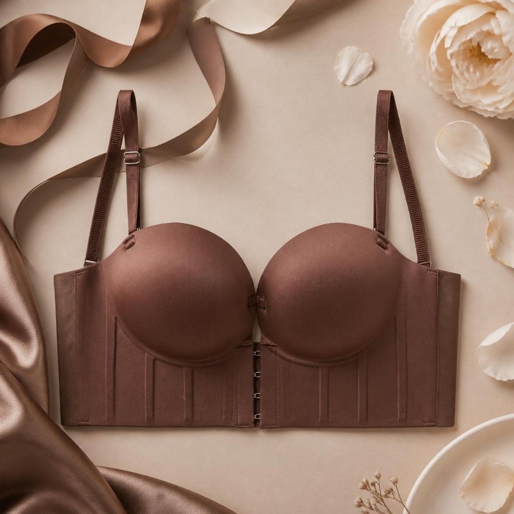 スタイリッシュビューティーUバックプッシュアップブラジャー、 - Underwire Bra Padded のレビューと価格
