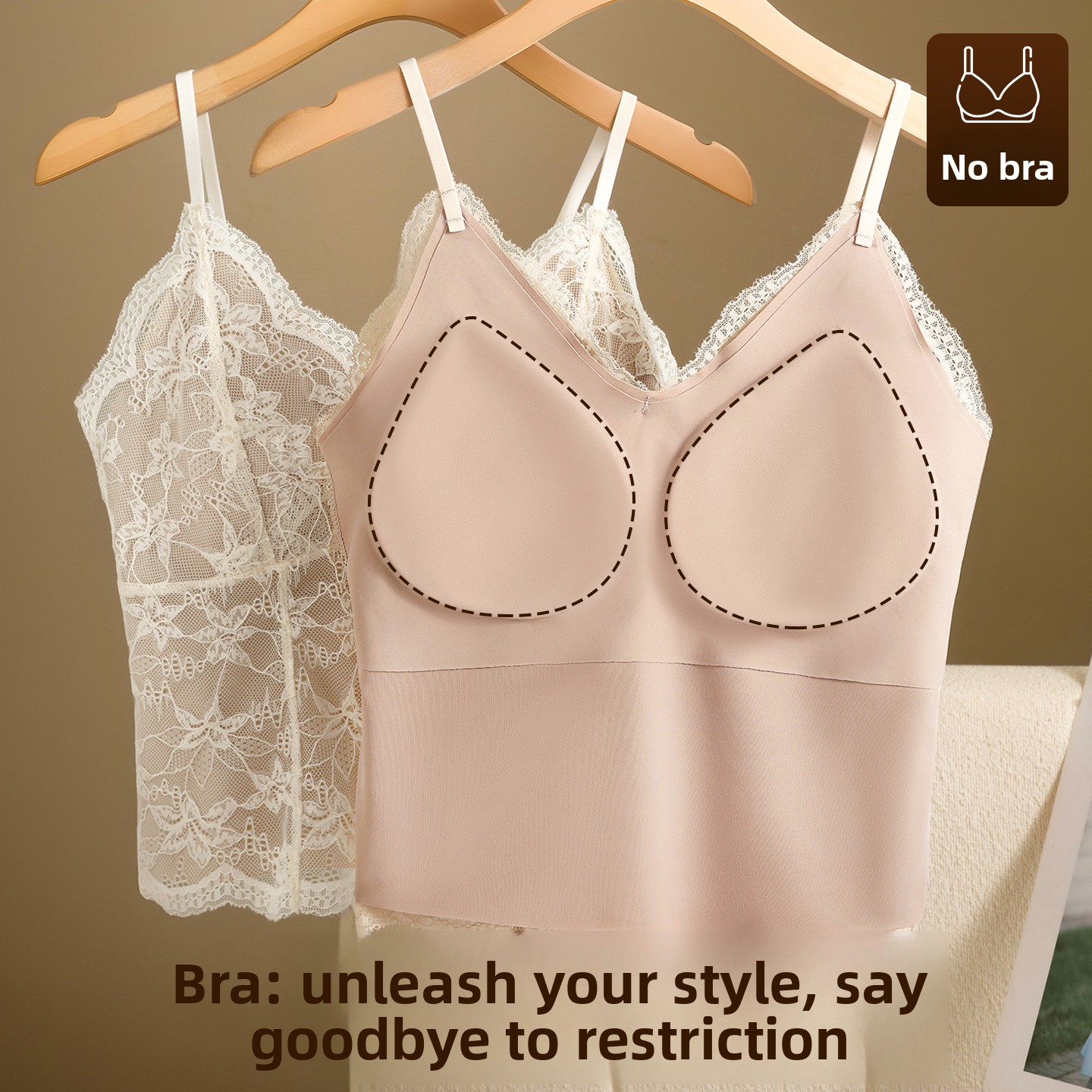 セクシーでピュアなホットガールレースレディースタンクトップキ - Cotton Bra Everyday のレビューと価格